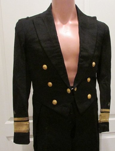  US WWI-Korean War Era, Navy Officers Full Dress Coat & Trousers, Rear Admiral A.E.Smith — image 3