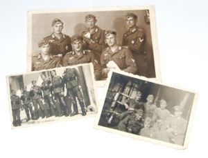 Three Original Photographs - Army NCOs