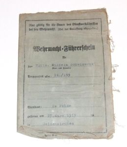 Wehrmacht Drivers Pass