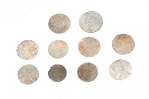 10 x German Coins - Eastern Front Dog-Ups