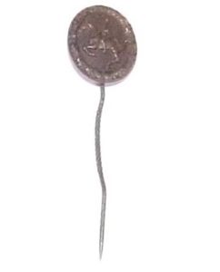 Bronze Horsemans Badge Stickpin