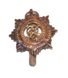 Royal Army Service Corps Cap Badge - KC