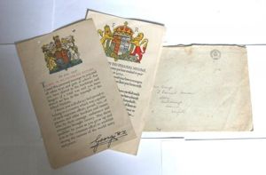WW2 Evacuee Certificates