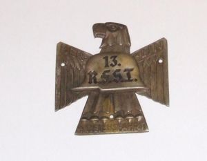 RFSI Stalhelm Veterans Rally Plaque