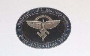 NSFK Vehicle Plate 1938.