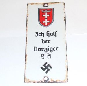 Danzig SA Door Plate