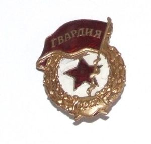 USSR Red Guards Merit Badge