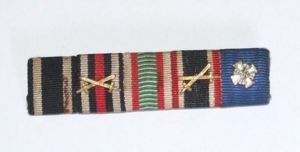 WW1 and WW2 Five Ribbon Bar