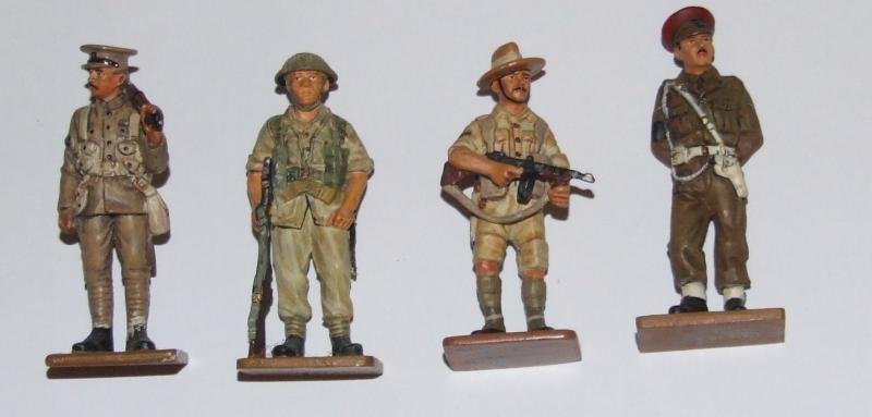 4 x Metal Figures - British Forces — image 3
