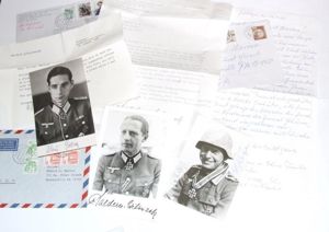 Three Signed Photogaphs of Knights Cross Holders.