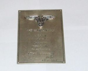 SS Sports Plaque