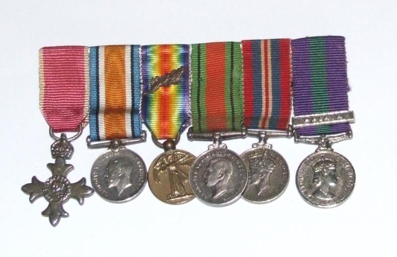 Medal Group of Six Miniatures - MBE