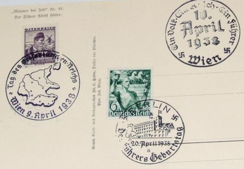 Hitler's Birthday Postcard — image 3