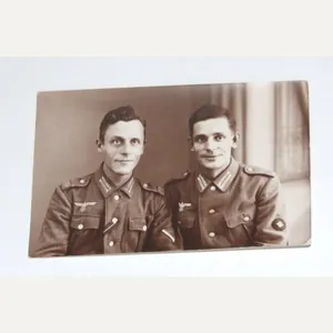 Original WW2 Photograph - Army NCOs