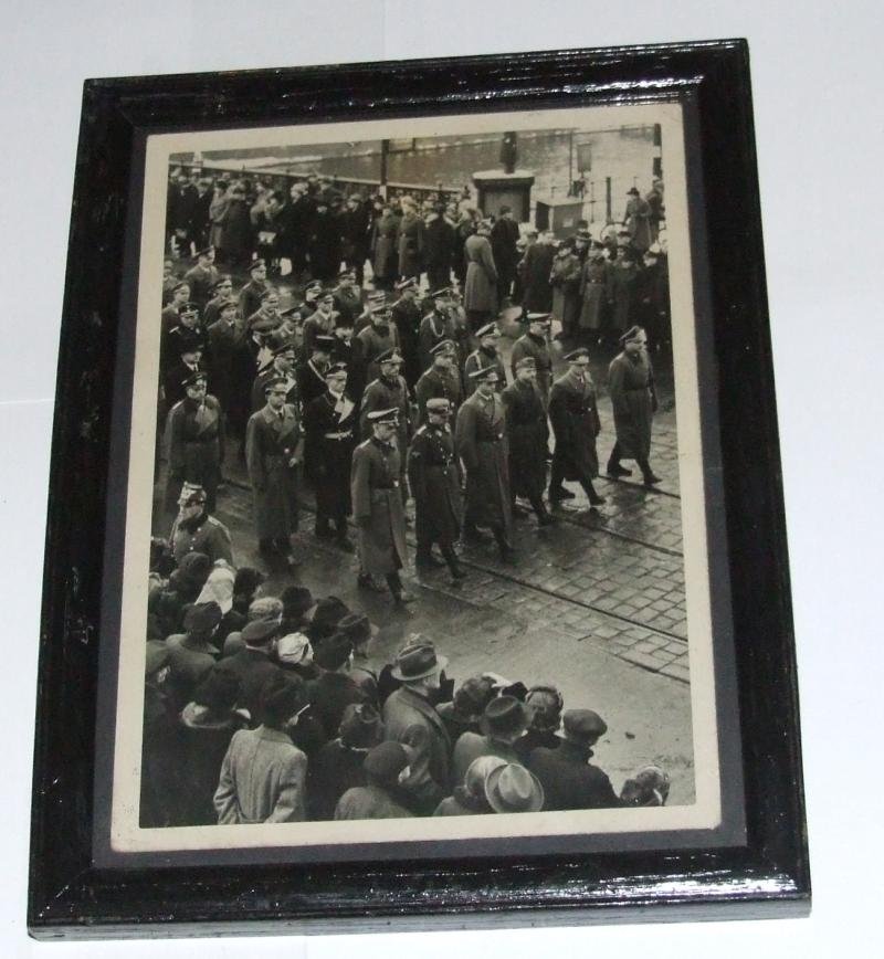 Original Framed Photograph - Nazi Parade