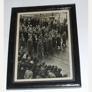 Original Framed Photograph - Nazi Parade
