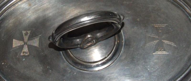 German WW1 Air Force Mess Serving Dish - Immelmann Tribute — image 3