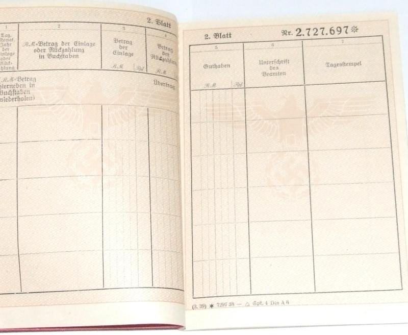 Deutsche Reichspost Passbook — image 3