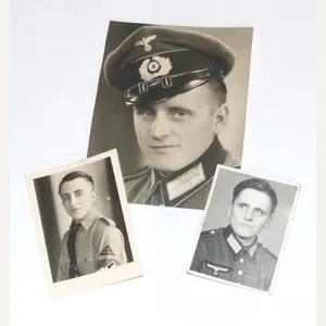 Three original photographs - HJ and Army