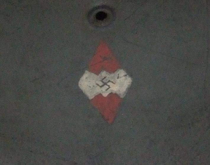 M42 Helmet with Painted HJ Decal. — image 2