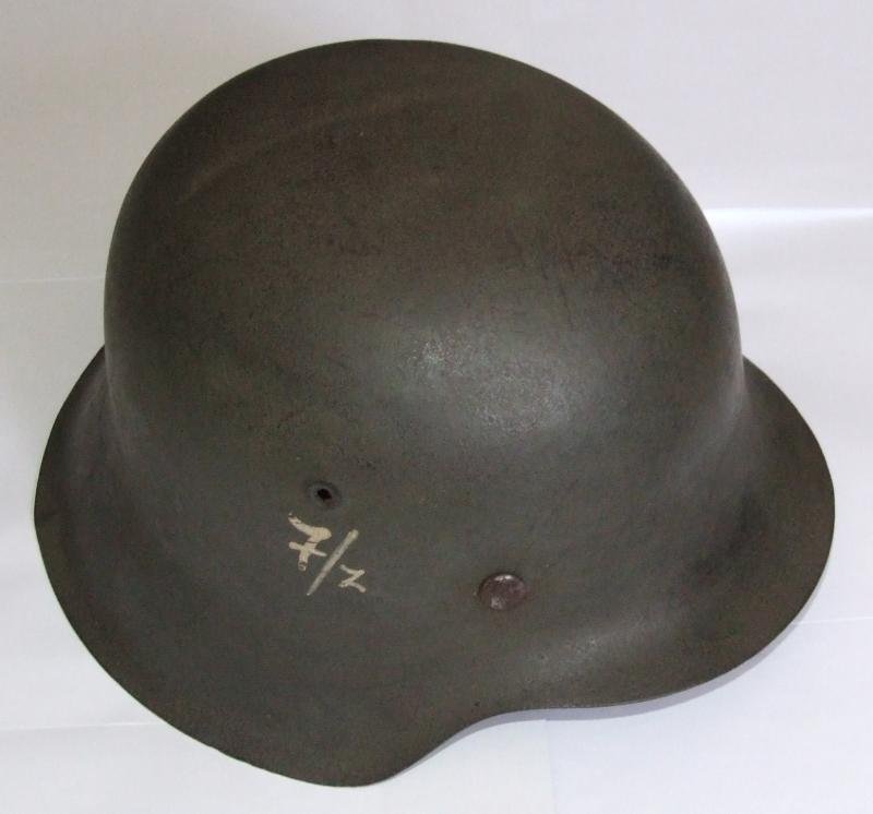 M42 Helmet with Painted HJ Decal. — image 3
