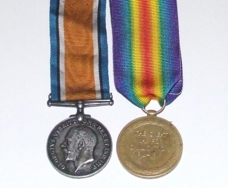 WW1 Medal Pair - Royal Fusiliers — image 2