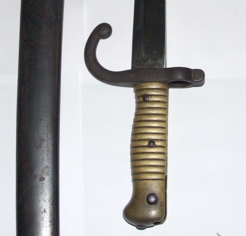 French Chassepot Bayonet - Engraved Blade — image 5