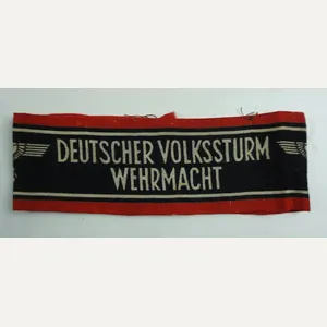 'DEUTSCHER VOLKSSTURM WEHRMACHT' ARMBAND.