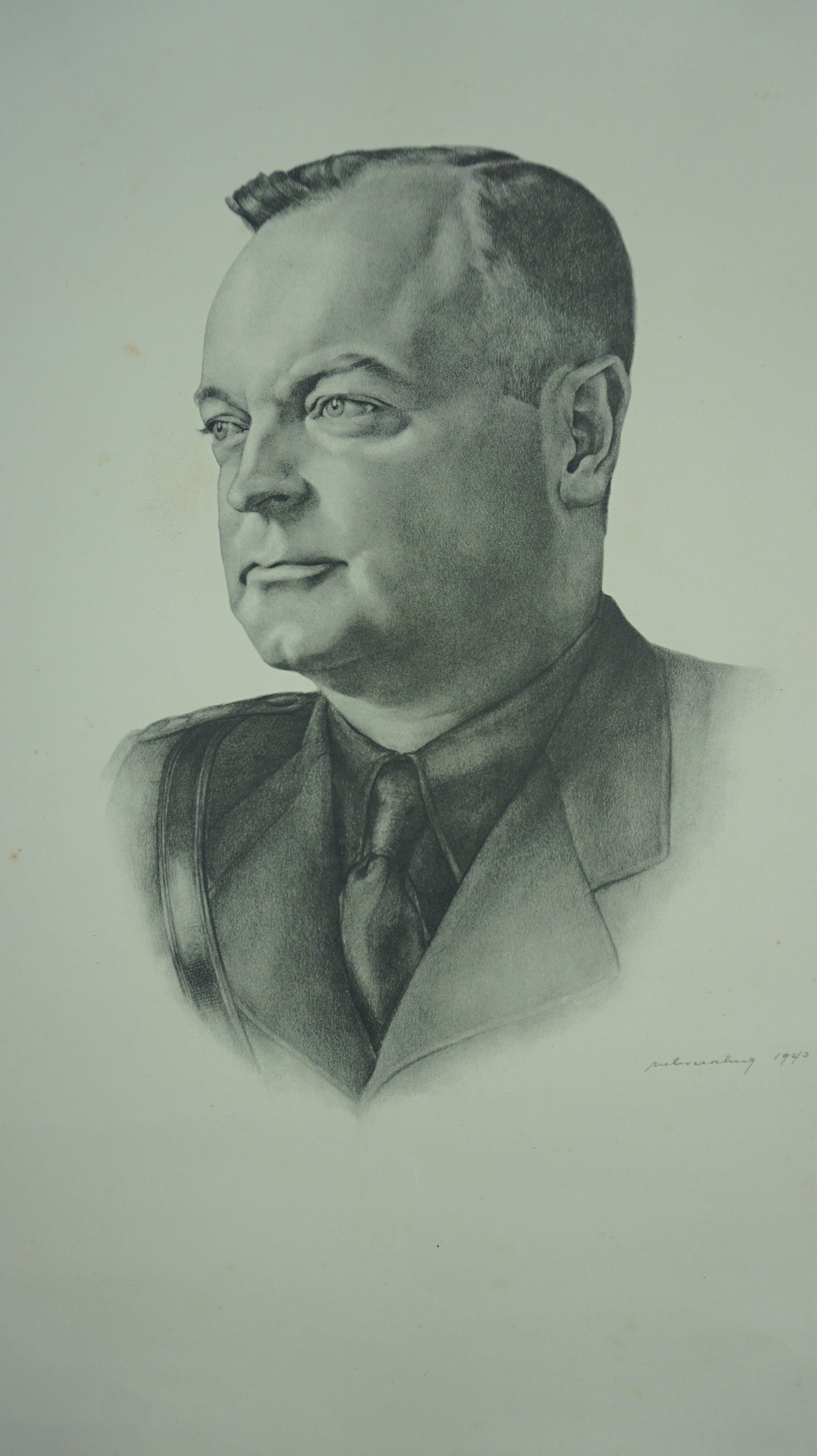 NSB Portrait ''Leader Anton Mussert'' It is date 1940 — image 2