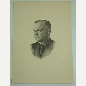 NSB Portrait ''Leader Anton Mussert'' It is date 1940