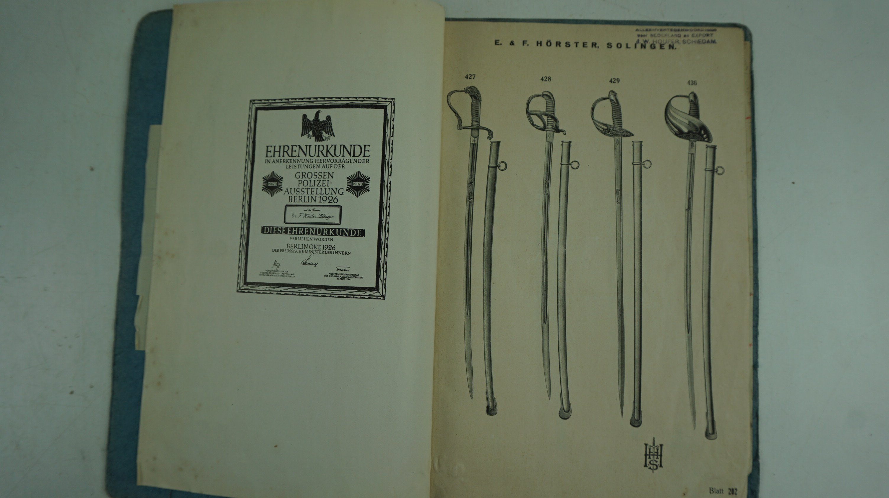 Orginal A&F Horster Sollingen Catalogus, — image 3