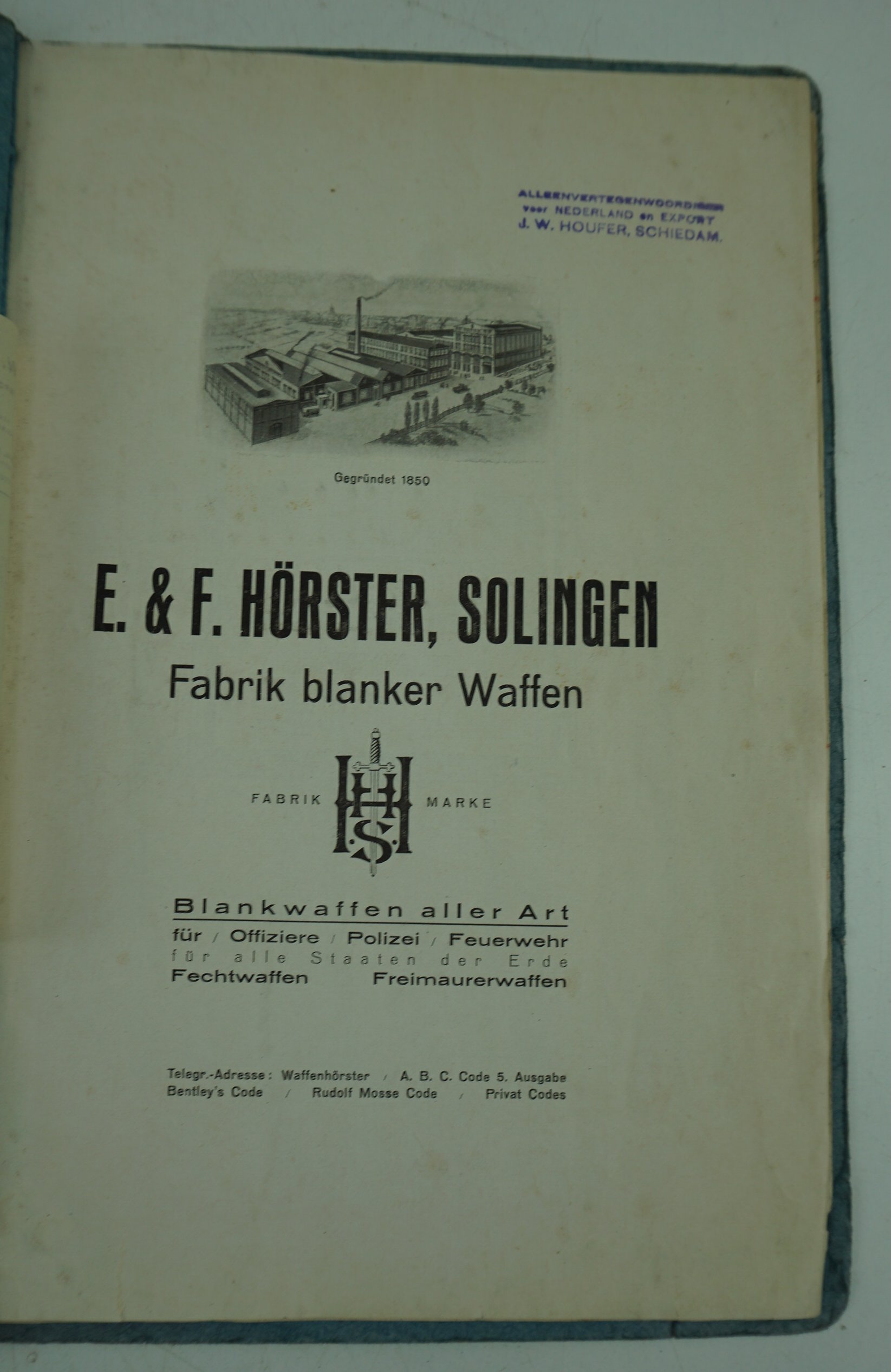 Orginal A&F Horster Sollingen Catalogus, — image 8