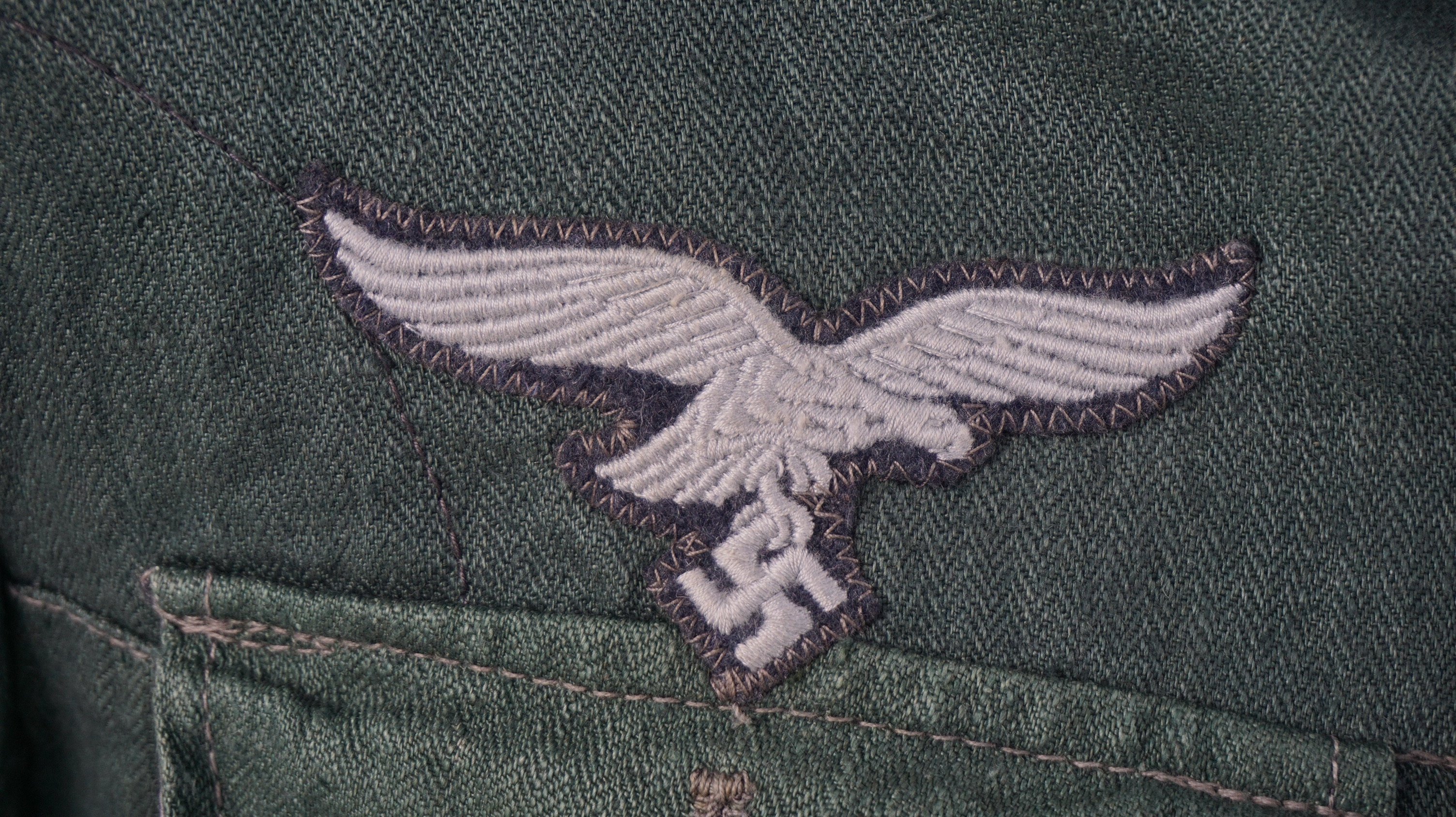 Luftwaffe Field Division model 1943 'Drillich' (HBT) Field Blouse — image 9