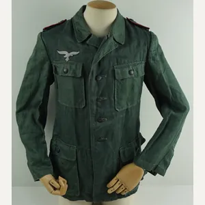 Luftwaffe Field Division model 1943 'Drillich' (HBT) Field Blouse