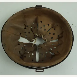 Wehrmacht Helmet Liner (Stahlhelm Innenfutter). Size 64.The leather is size …