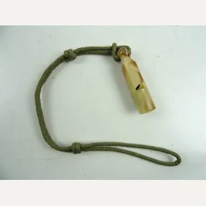 WEHRMACHT NCO White-coloured flute i.e. whistle that comes on its …