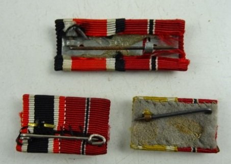 3x PLACE RIBBON BARS. (Kleine Ordensschnallen) — image 2