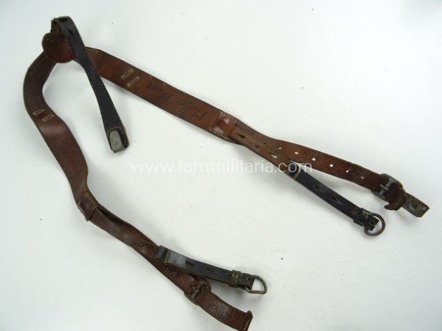Wehrmacht leather combat Y Strap — image 2
