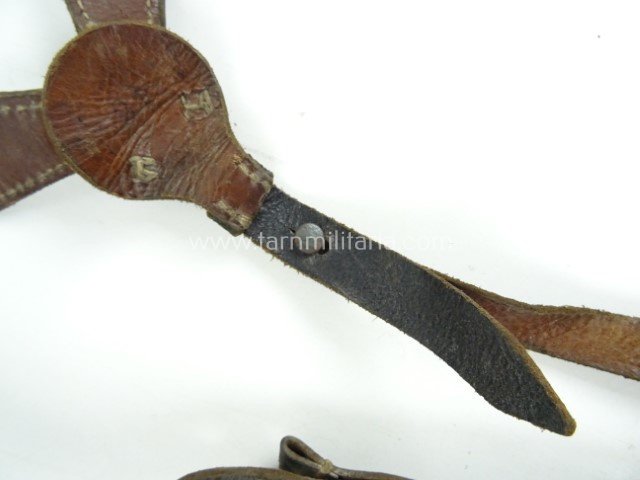 Wehrmacht leather combat Y Strap — image 3