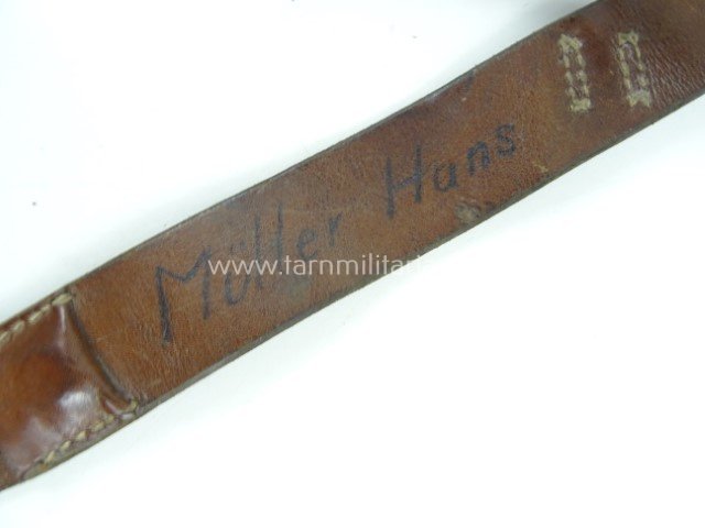 Wehrmacht leather combat Y Strap — image 4