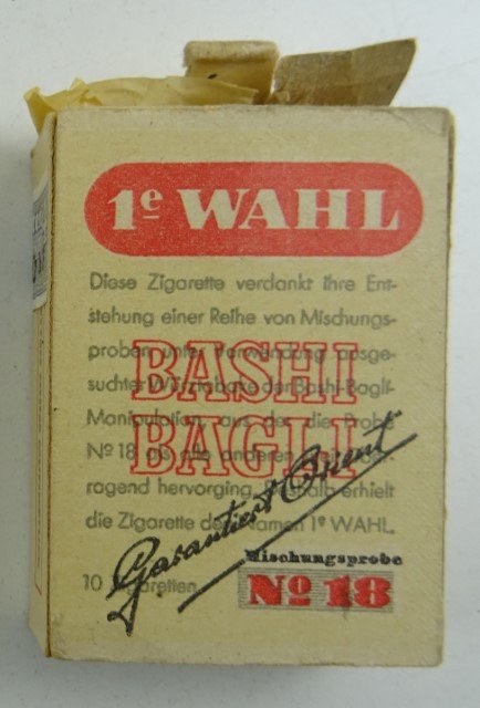 Wehrmacht Zigaretten with content. 'Bashi Bagli ' — image 2