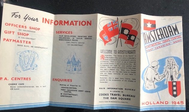 Brochure,Amsterdam Continental Leave Centre First Canadian Army — image 4