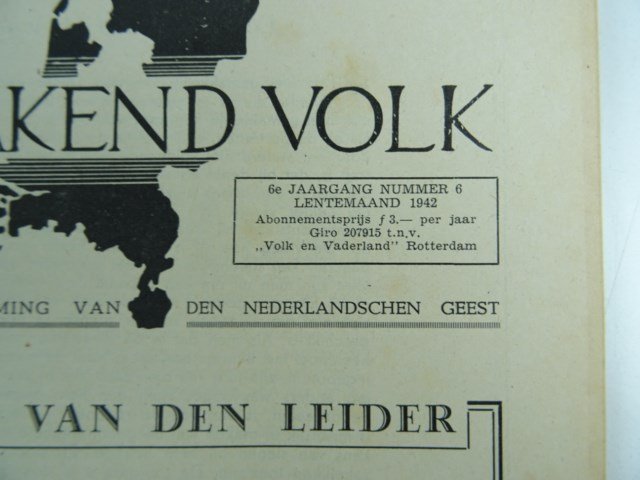 NSB Ontwakend volk,nr5 1942, — image 2