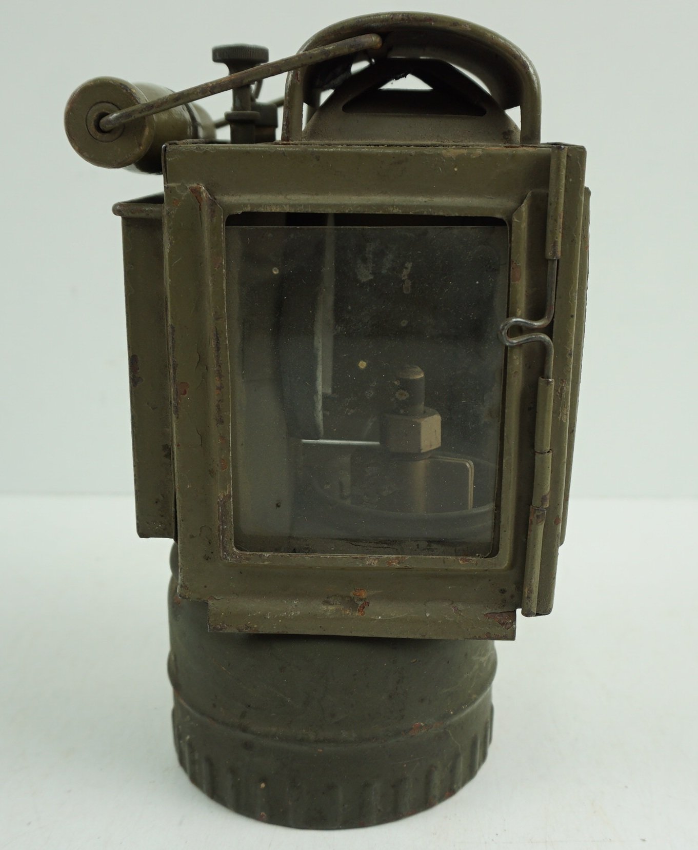 WEHRMACHT CARBID LAMP (Einheitslaterne Stahl ) — image 4