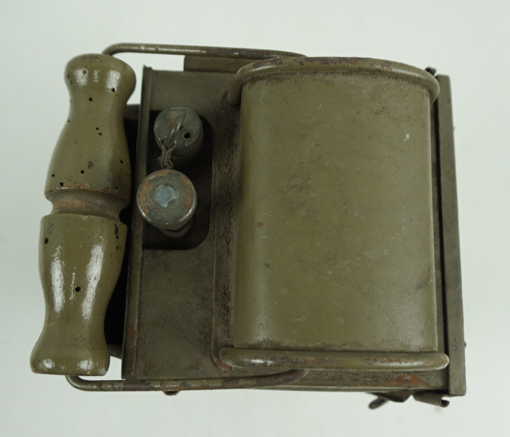 WEHRMACHT CARBID LAMP (Einheitslaterne Stahl ) — image 5