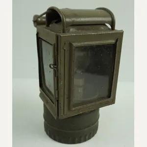 WEHRMACHT CARBID LAMP (Einheitslaterne Stahl )