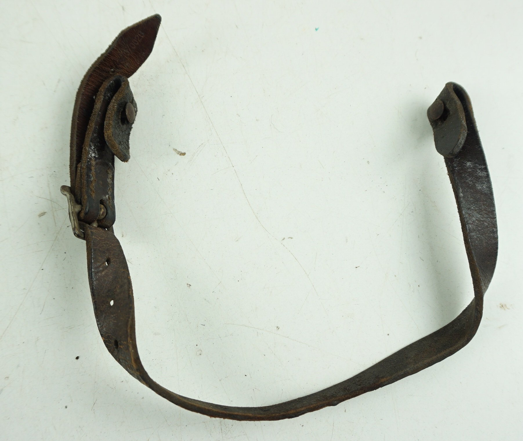 Wehrmacht/Luftwaffe Helmet Chinstrap.It is stamp with Rb nr — image 4