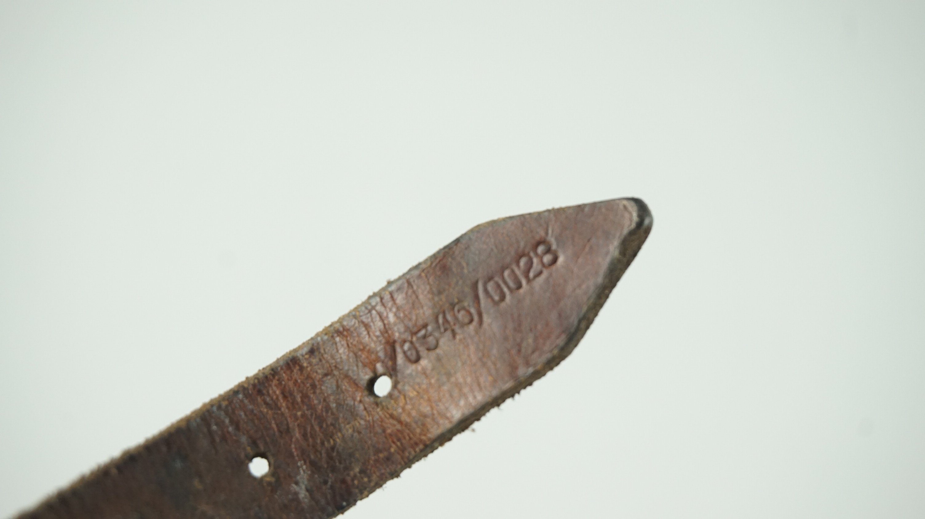 Wehrmacht/Luftwaffe Helmet Chinstrap.It is stamp with Rb nr — image 5