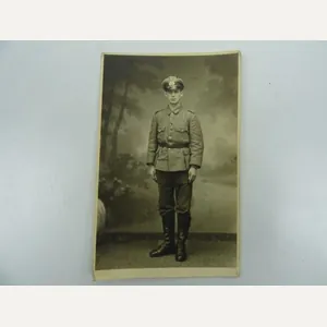 Wehrmacht Postcart photo,with captured Dutch uniforms.