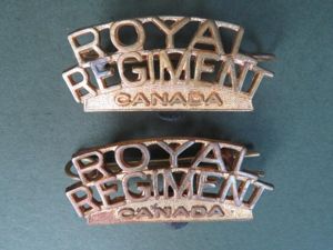 Canada Army Post WW2 The Royal Regiment of Canada Shoulder …